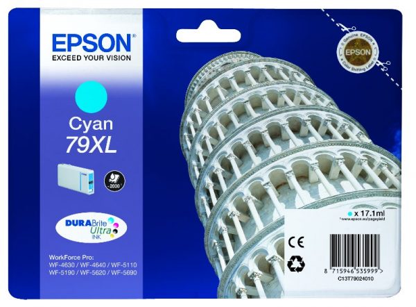 EPSON Cartridge Cyan 79XL C13T79024010 185 25 ET79024010 1