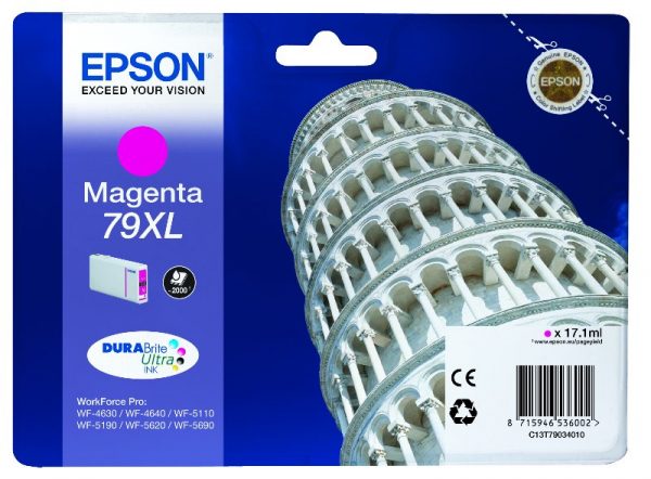EPSON Cartridge Magenta 79XL C13T79034010 185 25 ET79034010 1