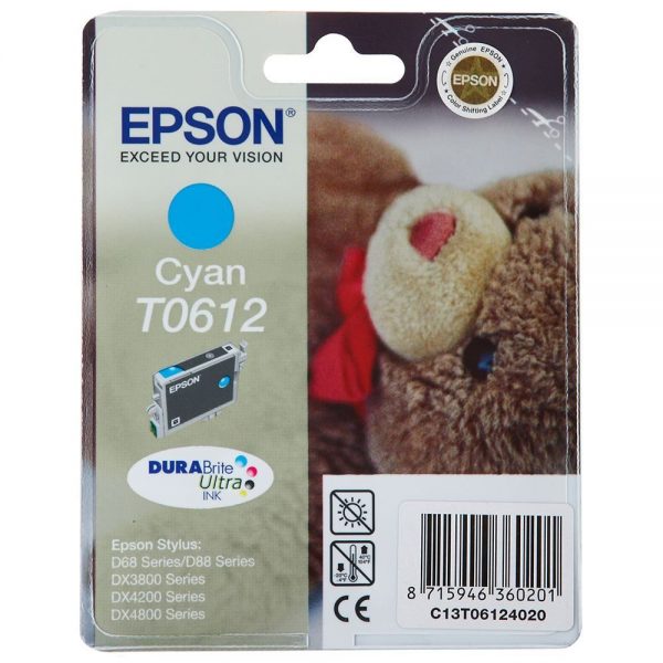 EPSON Cartridge Cyan C13T06124020 C13T06124020 1 1
