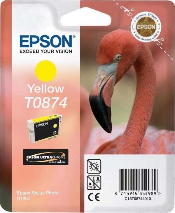 EPSON Cartridge Yellow C13T08744010 C13T08744010 1