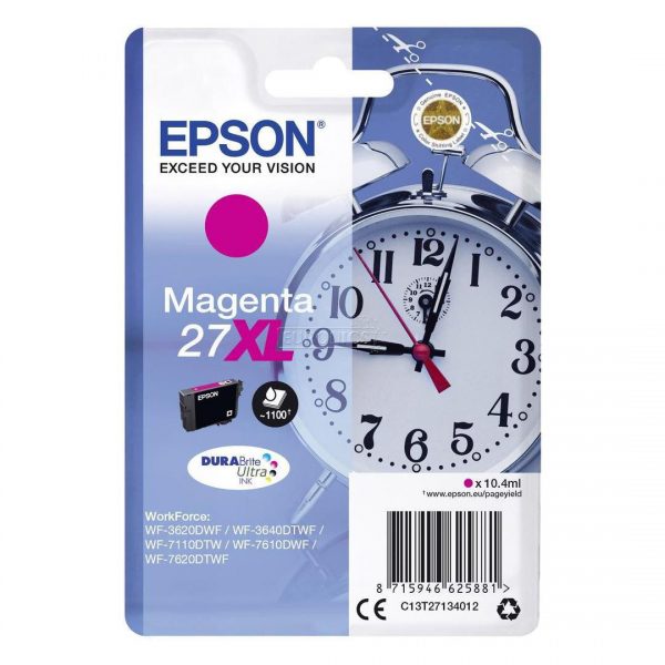 EPSON Cartridge Magenta 27XL Singlepack C13T27134012 C13T27134012 1