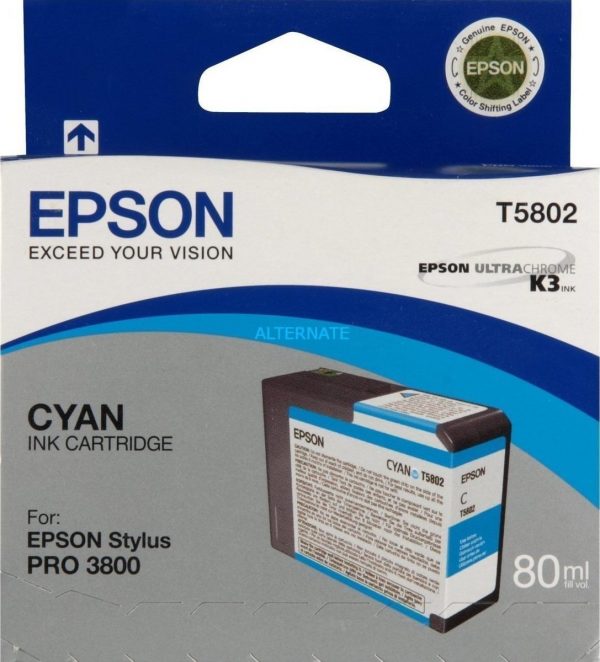 EPSON Cartridge Cyan C13T580200 C13T580200 1