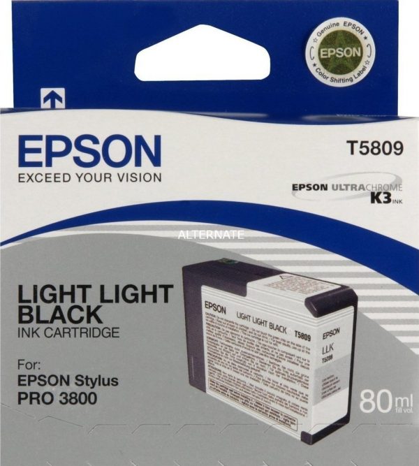 EPSON Cartridge Light Light Black C13T580900 C13T580900 1