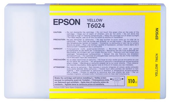 EPSON Cartridge Yellow C13T602400 C13T602400 1