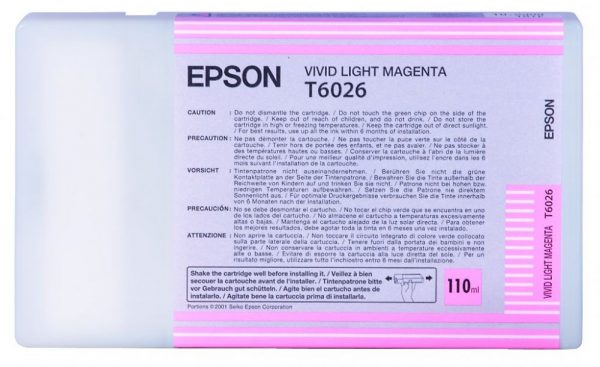 EPSON Cartridge Light Magenta C13T602600 C13T602600 1