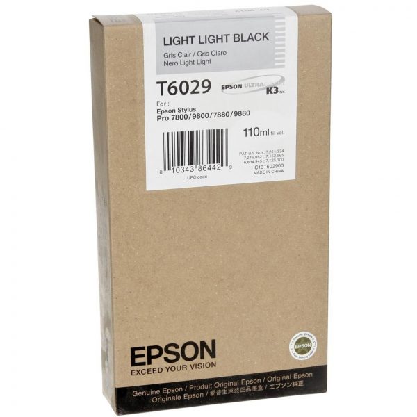 EPSON Cartridge Light Light Black C13T602900 C13T602900 1