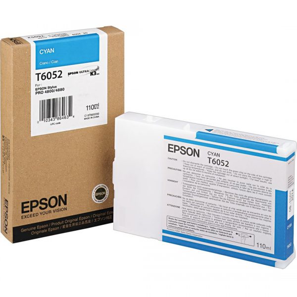 EPSON Cartridge Cyan C13T605200 C13T605200 1