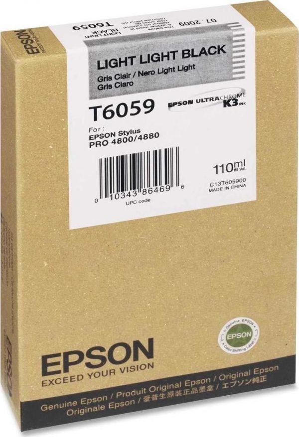 EPSON Cartridge Light Light Black C13T605900 C13T605900 1