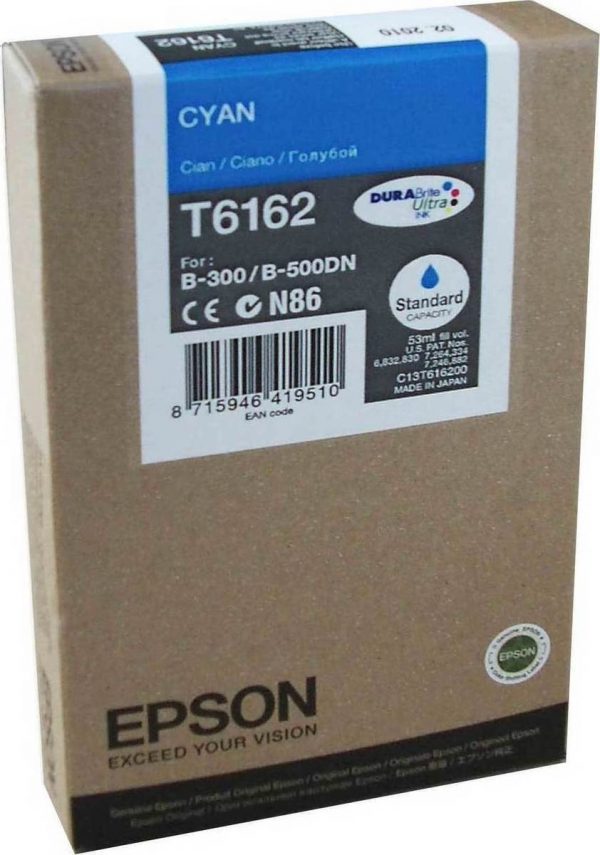 EPSON Cartridge Cyan C13T616200 C13T616200 1