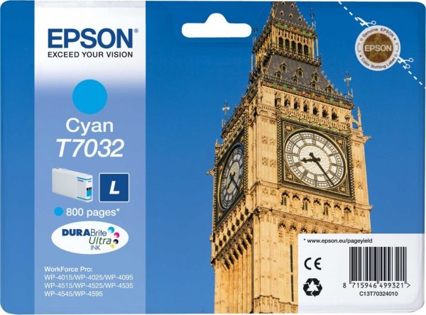 Epson Cartridge Cyan C13T70324010 C13T70324010 1