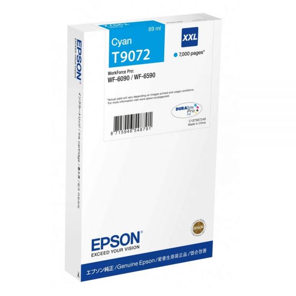 EPSON Cartridge Cyan XXL C13T907240 C13T907240 1