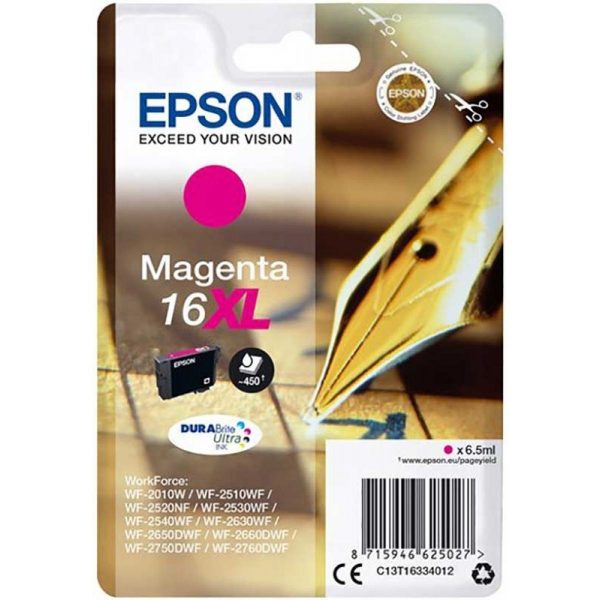 EPSON Cartridge Magenta DuraBright Ultra 16XL C13T16334012 epson 16xl melani magenta c13t16334012 1