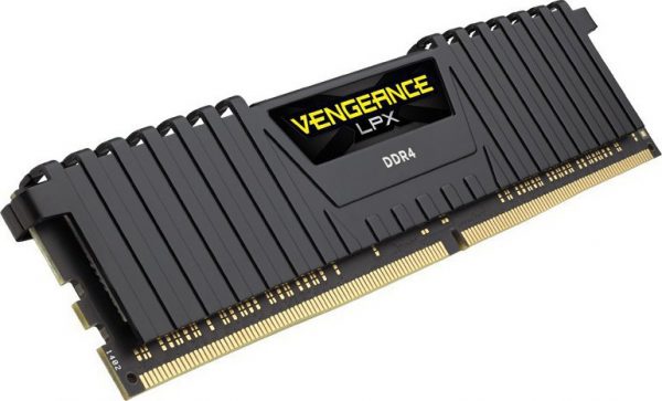 CORSAIR RAM DIMM XMS4 4GB CMK4GX4M1A2400C14, DDR4, 2400MHz, LATENCY 14-16-16-31, 1.20V, VENGEANCE LPX, XMP 2.0, BLACK, LTW. 1