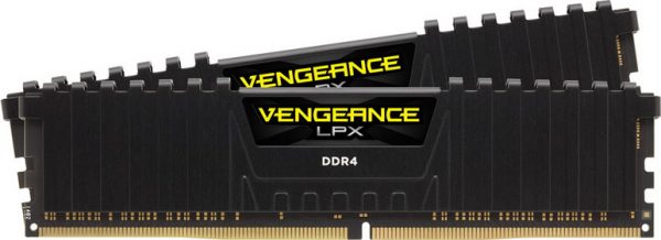 CORSAIR RAM DIMM XMS4 KIT 2x16GB CMK32GX4M2A2400C14, DDR4, 2400MHz, LATENCY 14-16-16-31, 1.20V, VENGEANCE LPX, XMP 2.0, BLACK, LTW. 1