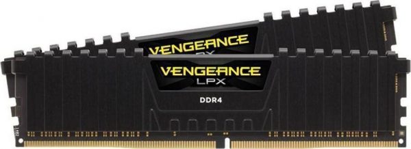 CORSAIR RAM DIMM XMS4 KIT 2x8GB CMK16GX4M2Z3200C16, DDR4, 3200MHz, LATENCY 16-18-18-36, 1.35V, VENGEANCE LPX, BLACK, LTW. 1