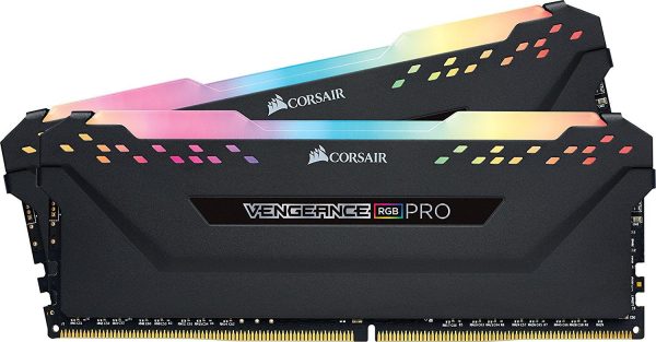CORSAIR RAM DIMM XMS4 KIT 2x8GB CMW16GX4M2C3600C18, DDR4, 3600MHz, LATENCY 18-19-19-39, 1.35V, VENGEANCE RGB PRO, XMP 2.0, RGB LED, BLACK, LTW. 1