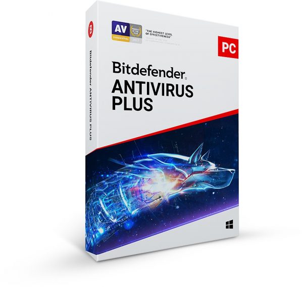 BITDEFENDER ANTIVIRUS PLUS 1 PC 1 Mobile Security 1 Year Retail 254 82 BDAVP1U 1