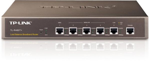TP-LINK Router TL-R480T+ v9, 5 ports multi WAN 256 50 TLR480T 1
