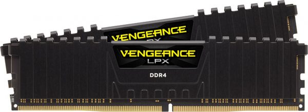CORSAIR RAM DIMM XMS4 KIT 2x16GB CMK32GX4M2E3200C16, DDR4, 3200MHz, LATENCY 16-20-20-38, 1.35V, VENGEANCE LPX, XMP 2.0, BLACK, LTW. CMK32GX4M2E3200C16 1