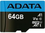 Το καλάθι μου ADATA SDHC MICRO 64GB PREMIER AUSDX64GUICL10A1 RA1 2 2