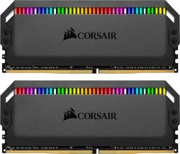 CORSAIR RAM DIMM XMS4 KIT 2x8GB CMT16GX4M2Z3200C16, DDR4, 3200MHz, LATENCY 16-18-18-36, 1.35V, DOMINATOR PLATINUM RGB, XMP 2.0, RGB LED, BLACK, LTW. CORSAIR RAM DIMM XMS4 KIT 2x8GB CMT16GX4M2Z3200C16 1