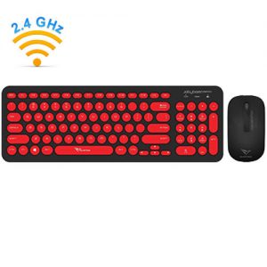 ALCATROZ WIRELESS MOUSE AND KEYBOARD JELLYBEAN A2000 B.RED
