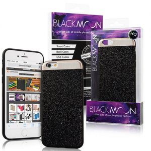 BLACKMOON BACK CASE GLOSSY IPHONE 7 PLUS/8 PLUS BLACK