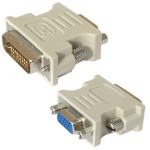 CABLEXPERT ADAPTER DVI-I MALE TO VGA 15PIN HD 3WAYS FEMALE