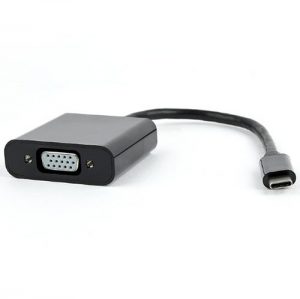 CABLEXPERT USB-C TO VGA ADAPTER BLACK