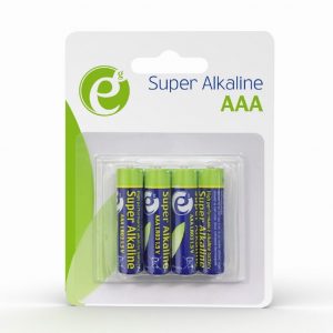 ENERGENIE ALKALINE AAA BATTERIES 4-PACK