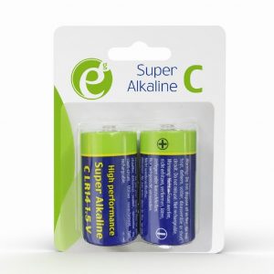 ENERGENIE ALKALINE C-CELL BATTERY 2-PACK