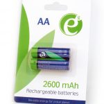ENERGENIE NI-MH RECHARGEABLE AA BATTERIES 2600MAH 2PCS BLISTER
