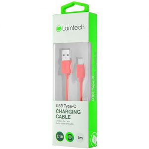 LAMTECH DATACABLE TYPE C 1m RED