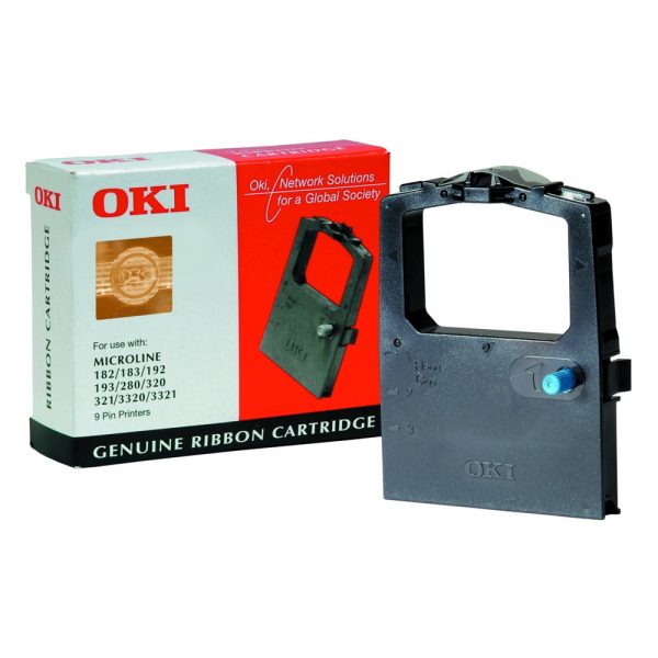 OKI 100/300 series-9 Pin BLK (09002303) (OKI-ML-182) 0007358 oki ml 1823203320 blk 09002303 0 1