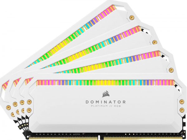 CORSAIR RAM DIMM XMS4 KIT 4x16GB CMT64GX4M4K3600C18W, DDR4, 3600MHz, LATENCY 18-19-19-39, 1.35V, DOMINATOR PLATINUM RGB, XMP 2.0, RGB LED, WHITE, LTW. CORSAIR RAM DIMM XMS4 KIT 4x16GB CMT64GX4M4K3600C18W DDR4 3600MHz LATENCY 18 19 19 39 1.35V DOMINATOR PLATINUM RGB XMP 2.0 RGB LED WHITE LTW. 1