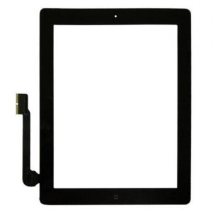 Touch Screen Apple iPad 3/ iPad 4 Full Set με Home Button Μαύρο  (Μηχανισμός Αφής)