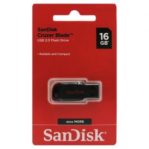 USB Flash Disk SanDisk Cruzer Blade SDCZ50 16GB Μαύρο