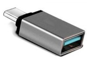 Αντάπτορας USB Host OTG (Female) σε USB C (Male) Metallic Γκρι (Ασυσκεύαστο)
