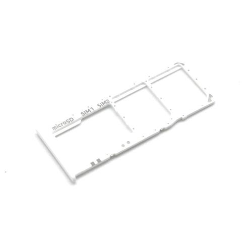 Γνήσια Βάση Κάρτας Sim & SD Samsung A307F Galaxy A30s Λευκό
