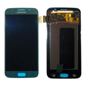 Γνήσια Οθόνη με Touch Screen Samsung G920 Galaxy S6 Μπλε (Πετρόλ)