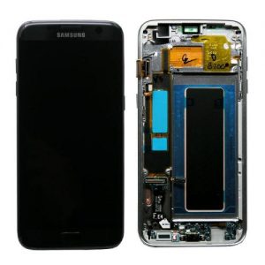 Γνήσια Οθόνη με Touch Screen &  Μπροστινή Πρόσοψη Samsung G935 Galaxy S7 Edge Μαύρο