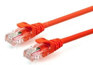 Καλώδιο Δικτύου UTP Cable CAT5e 0.5m Κόκκινο (Ασυσκεύαστο)