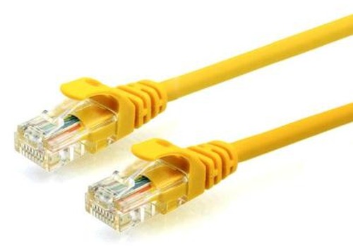 Καλώδιο Δικτύου UTP Cable CAT5e 2m Κίτρινο (Ασυσκεύαστο)