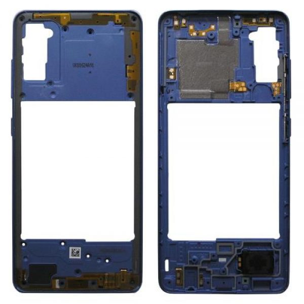Middle Plate Samsung A415F Galaxy A41 Blue (Original) Γνήσιο Μεσαίο Πλαίσιο Samsung A415F Galaxy A41 Μπλε 1