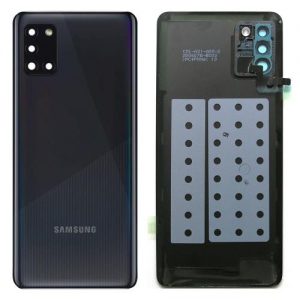 Battery Cover Samsung A315F Galaxy A31 Black (Original)