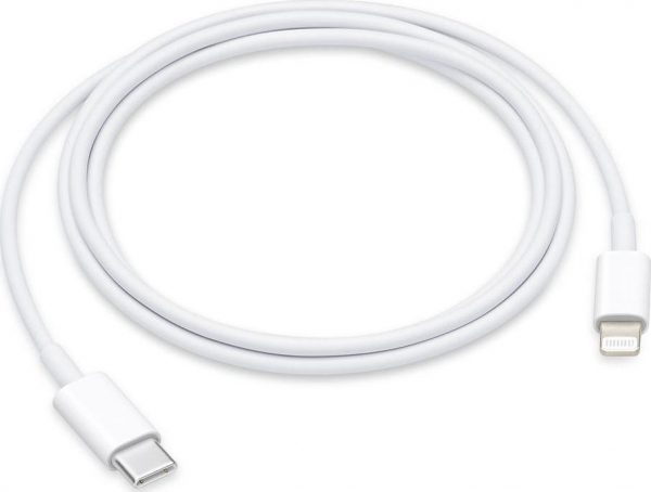USB Cable Apple MX0K2 USB C to Lightning 1m White Kαλώδιο Σύνδεσης Apple MX0K2 USB C σε Lightning 1m 1