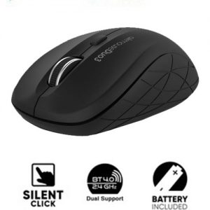 ALCATROZ BLUETOOTH 3.0/WIRELESS MOUSE DUO 3 SILENT BLACK