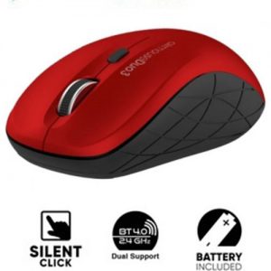 ALCATROZ BLUETOOTH 3.0/WIRELESS MOUSE DUO 3 SILENT RED