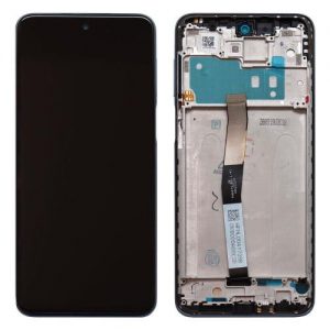 LCD with Middle Plate Xiaomi Redmi Note 9 Pro Black (Original)