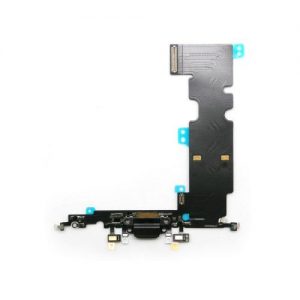 Flex Cable Apple iPhone 8 Plus with Plugin Connector & Microphone Black (OEM)